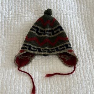 Abercrombie & Fitch Wool Beanie Hat Ear Flaps Vintage